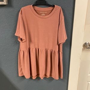 American Eagle Babydoll Flowy Blouse